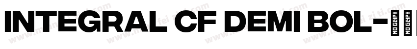 Integral CF Demi Bol字体转换